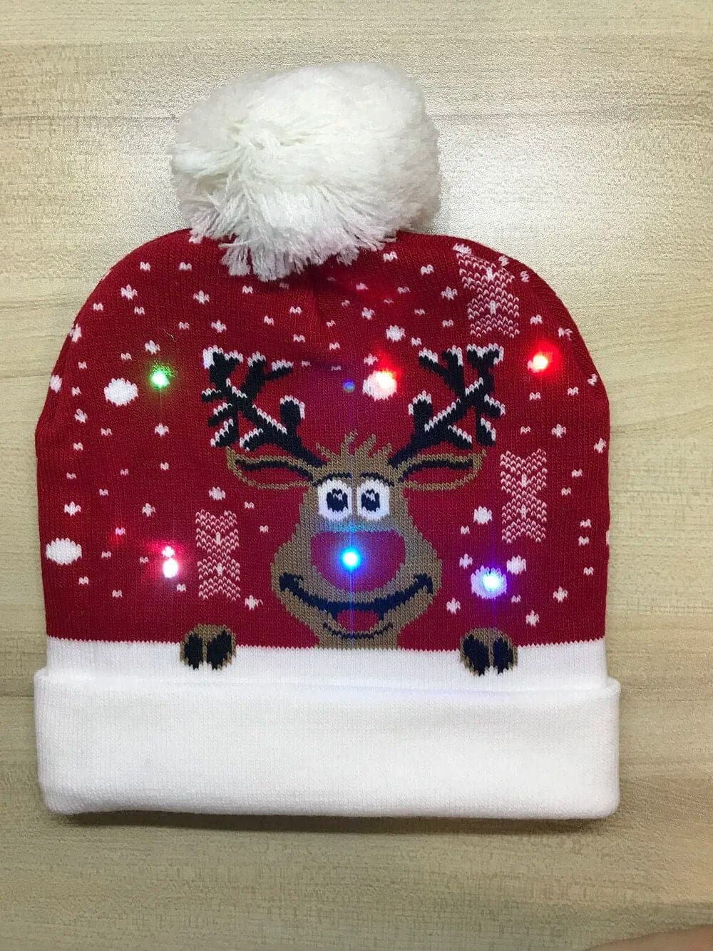 LED Knitted Christmas Hats - Wandering Woman