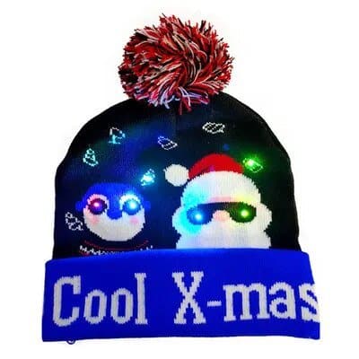 LED Knitted Christmas Hats - Wandering Woman