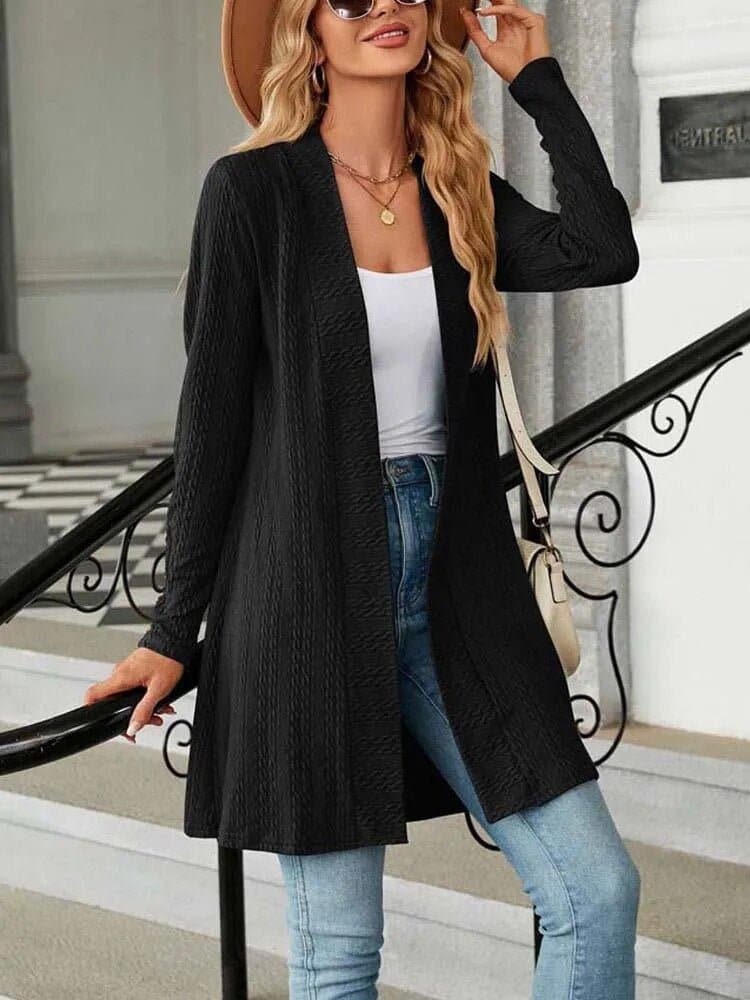 Long Knitted Cardigan Sweaters - Wandering Woman