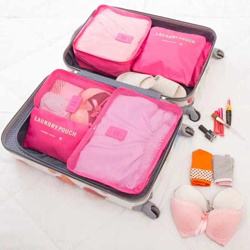Luggage Organizer Set - 6pcs Packing Set for Efficient Travel - Wandering Woman