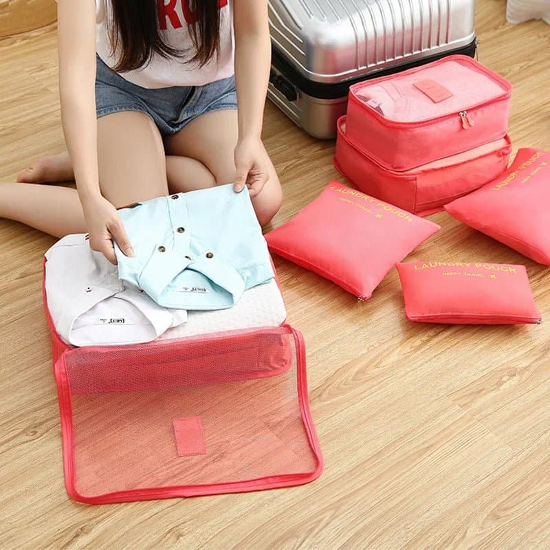 Luggage Organizer Set - 6pcs Packing Set for Efficient Travel - Wandering Woman
