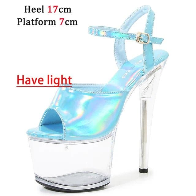 Luminous Platform Sandals - Wandering Woman