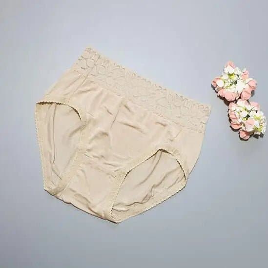 Mulberry Silk Lace Panties 5 PACK - Wandering Woman
