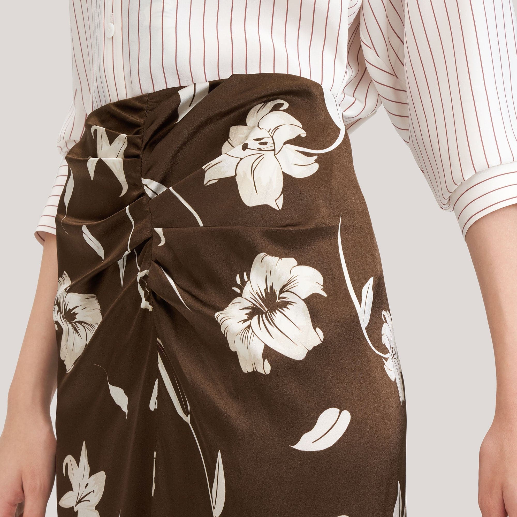 Mulberry Silk Lily Skirt - Wandering Woman