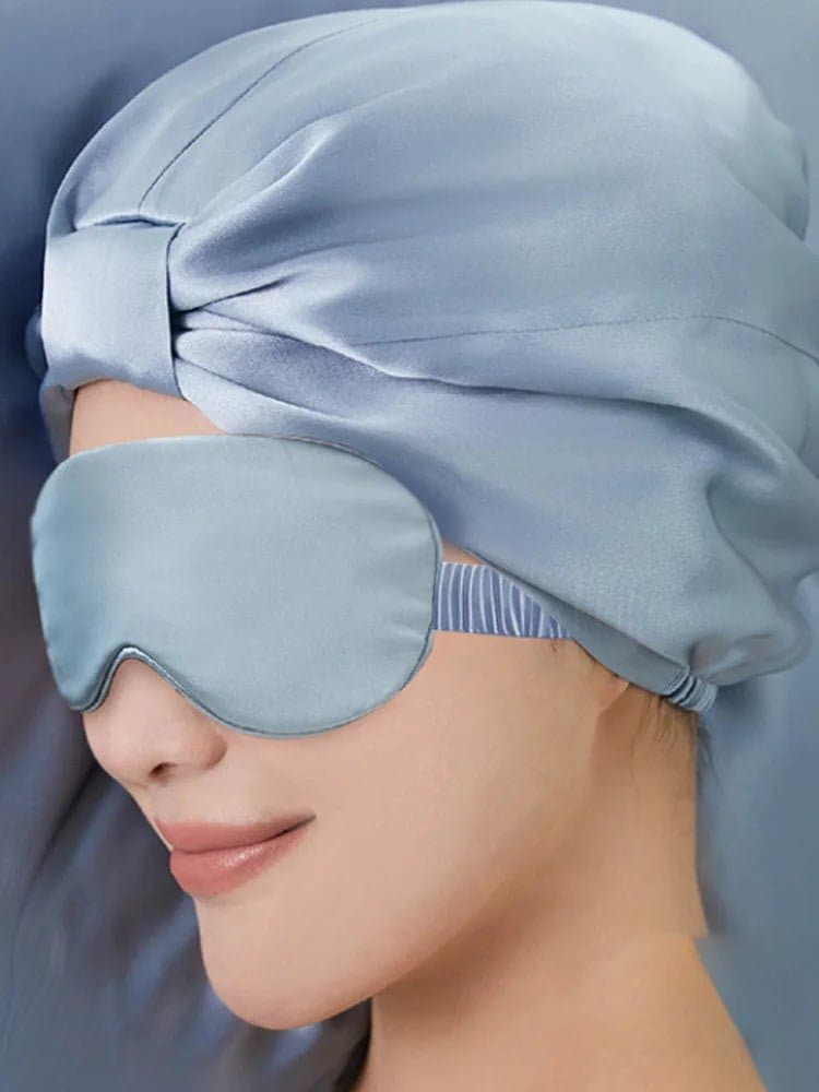 Mulberry Silk Sleeping Mask and Cap - Wandering Woman