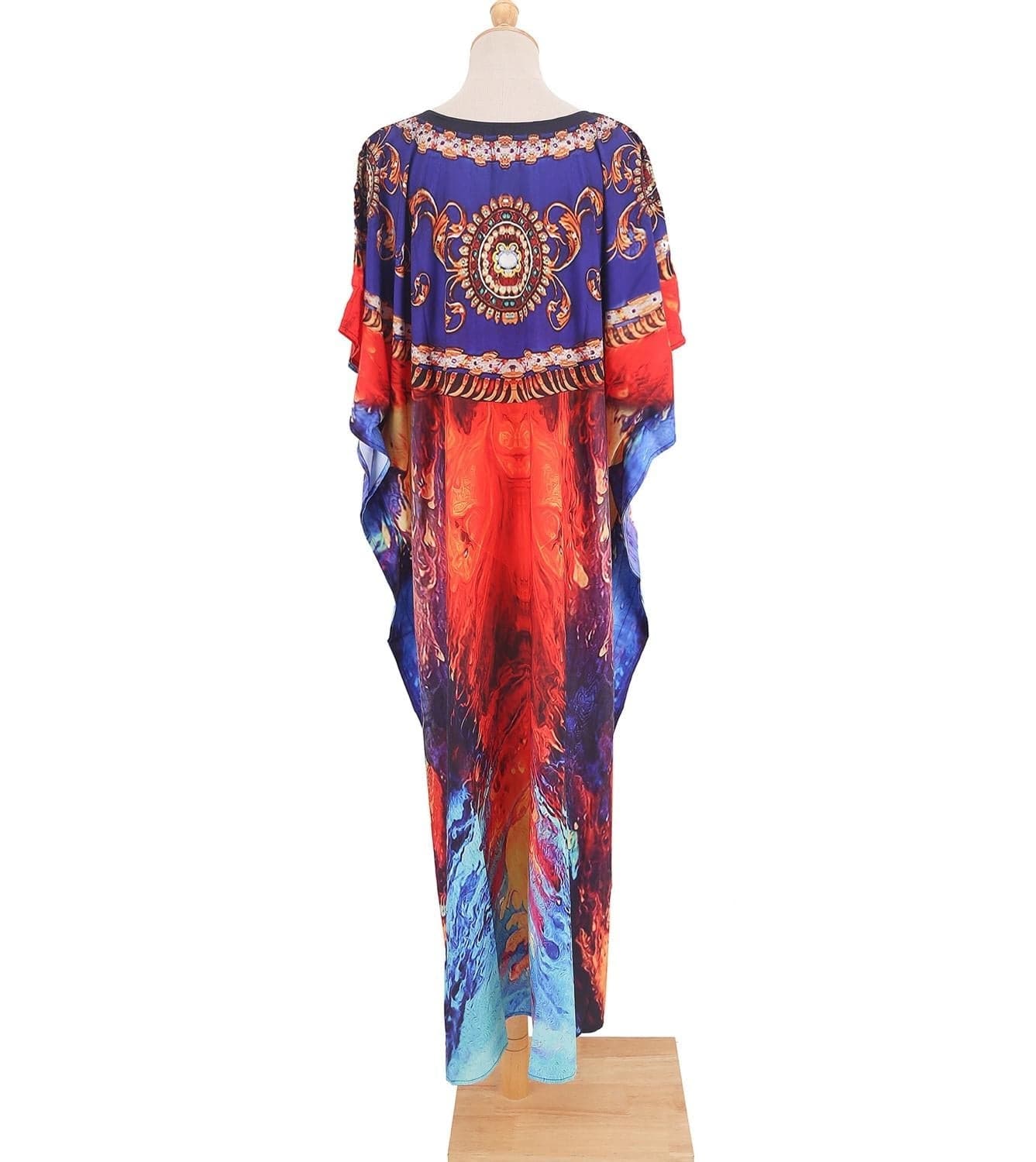 Multicolor Beach Maxi Dress - Wandering Woman