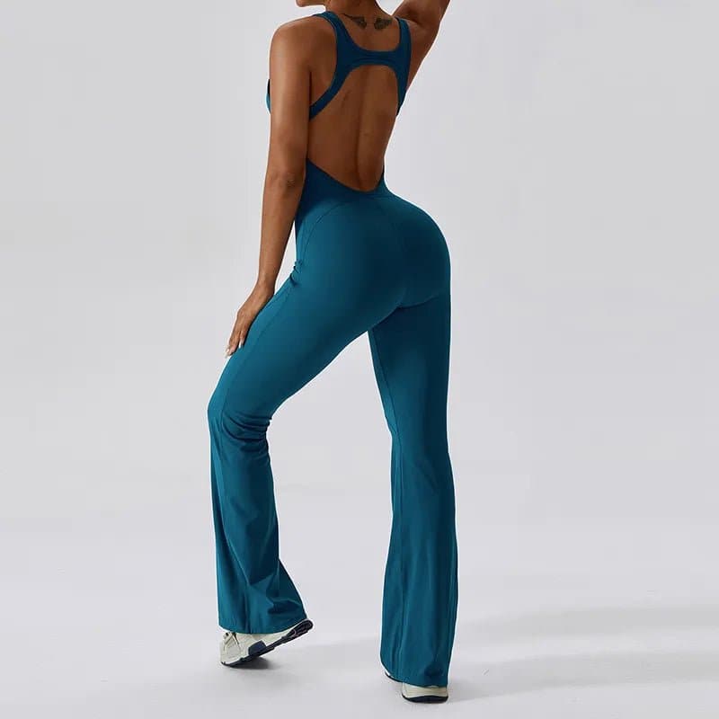 Naked Feeling Yoga Jumpsuit for Women - Anti-Shrink, Breathable, Quick Dry - Wandering Woman