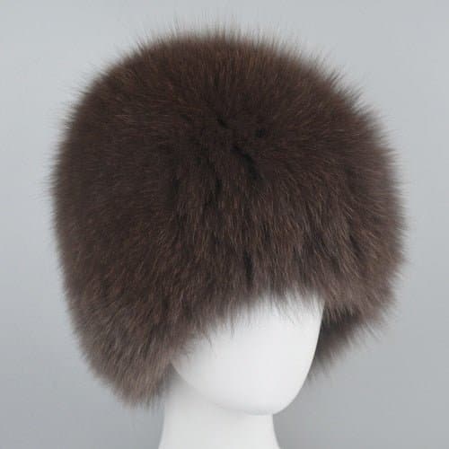 Natural Fox Fur Hat - Wandering Woman