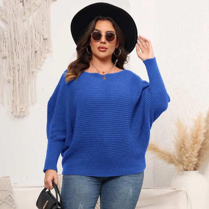 Off-Shoulder Knitted Sweater - Wandering Woman