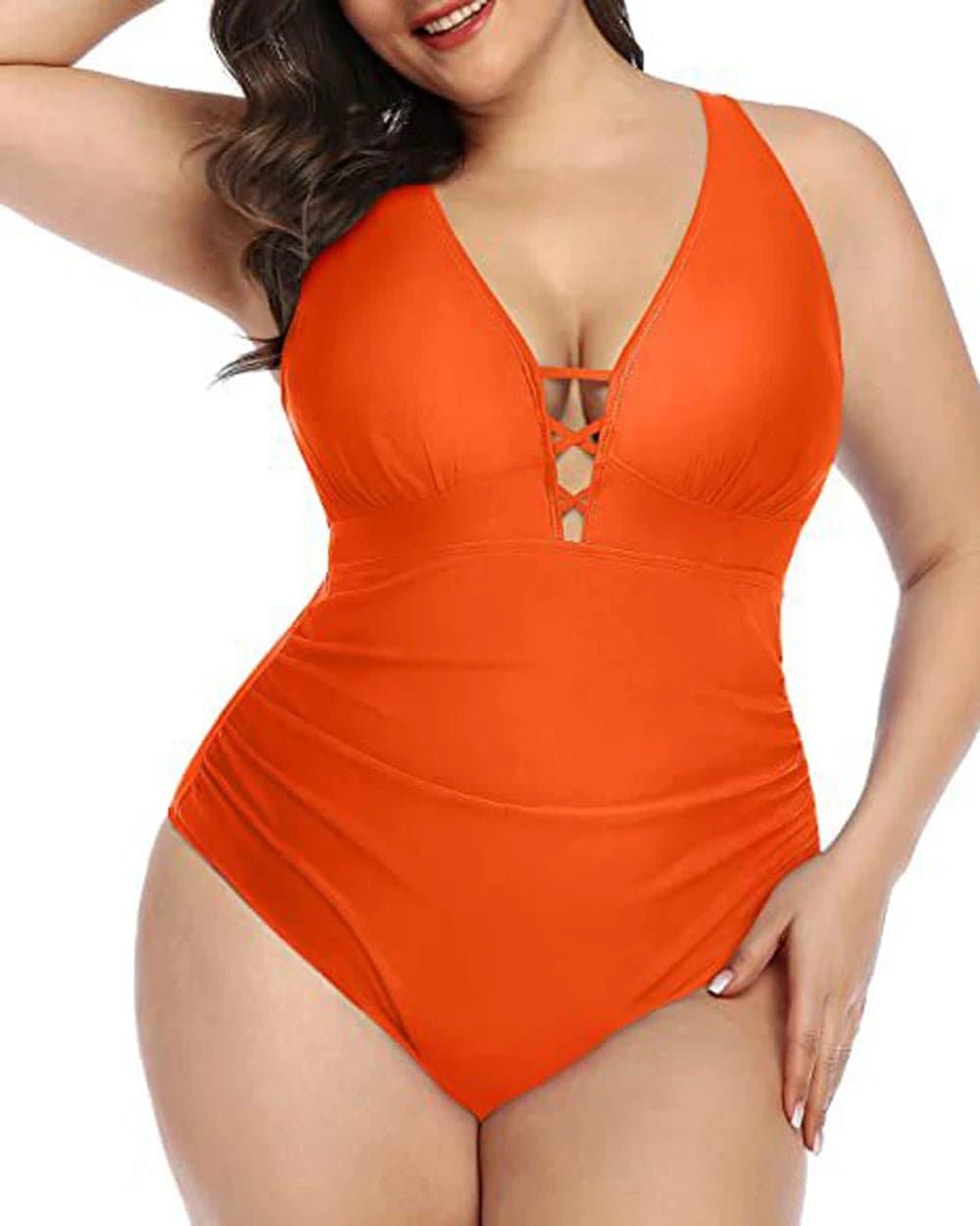 One-Piece Bathing Suits - Polyester/Spandex - Fits True to Size - Women's Swimwear - Wandering Woman