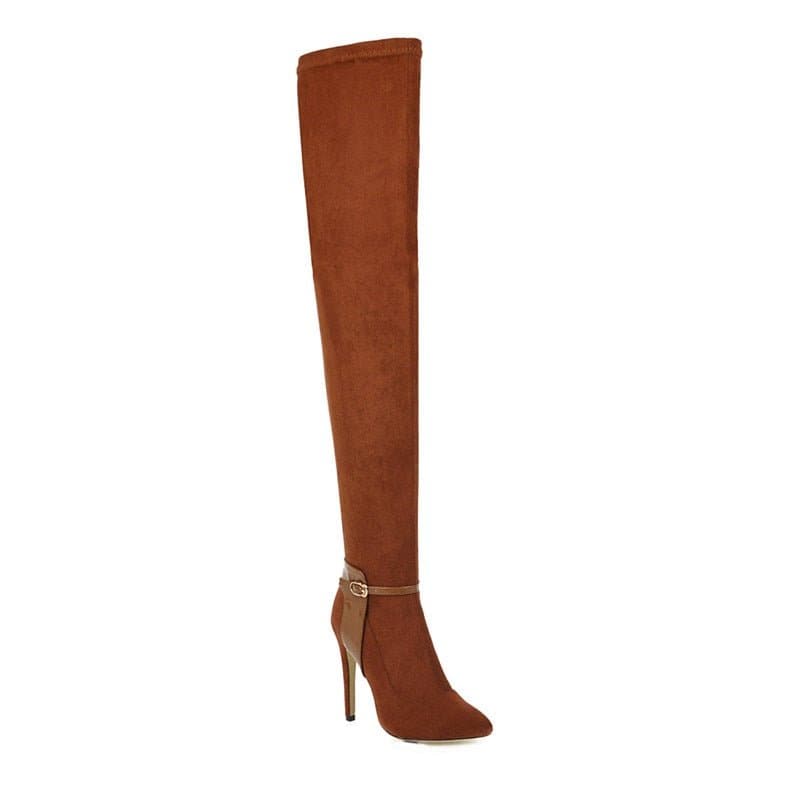 Over The Knee Boots - Wandering Woman