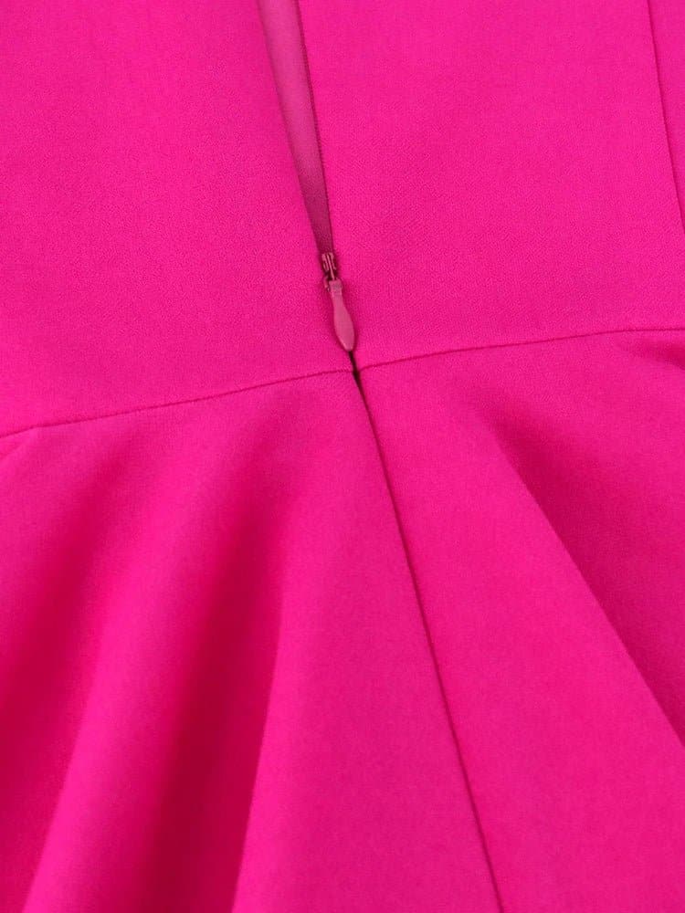 Pink Peplum Summer Blouse - Wandering Woman