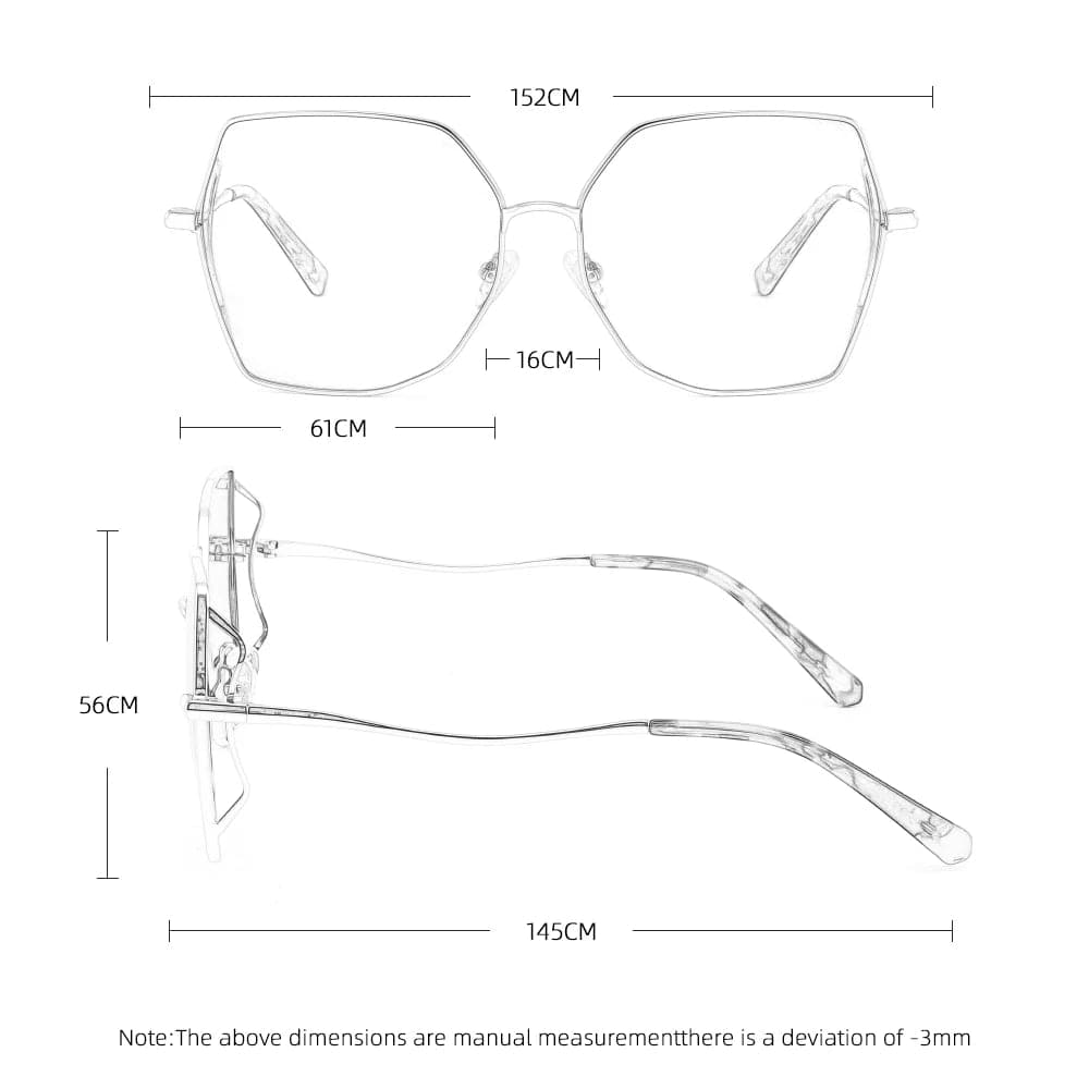 Polarizing Cat Eye Sunglasses - SENTA GLT9221, Women's Alloy Frame, Polarized Lenses - Wandering Woman