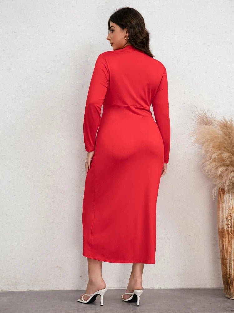 Red Party Dress - Wandering Woman