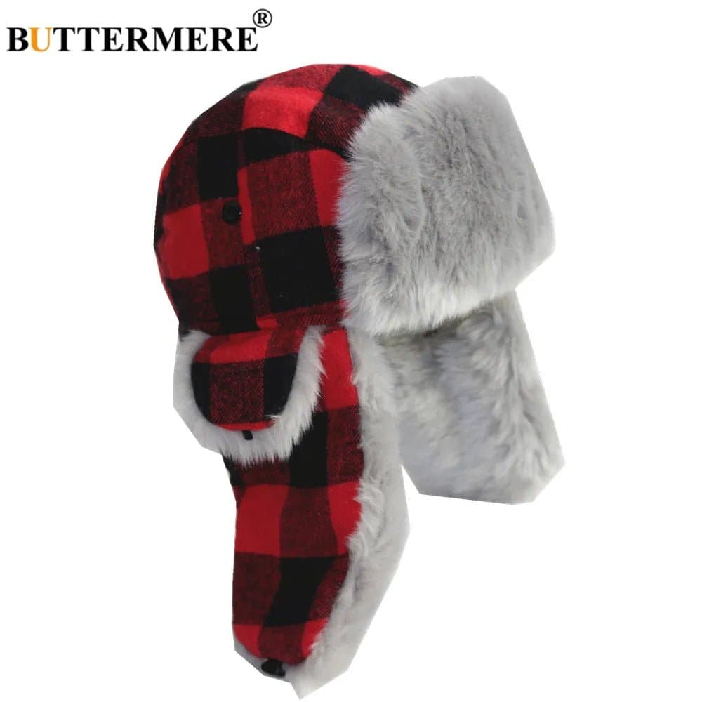 Red Plaid Winter Hats for Women - Keep Warm in Style! - Wandering Woman