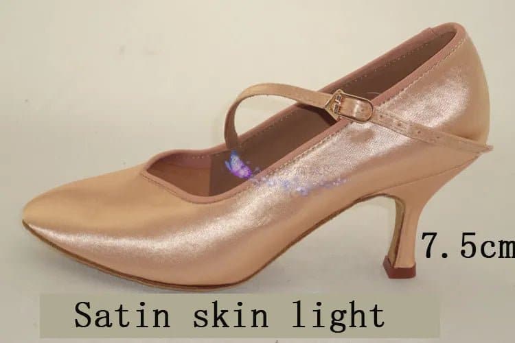 Satin Dance Shoes - Wandering Woman