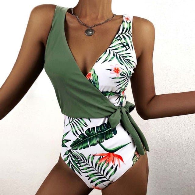 Sexy Push Up One Piece Swimsuit - Wandering Woman