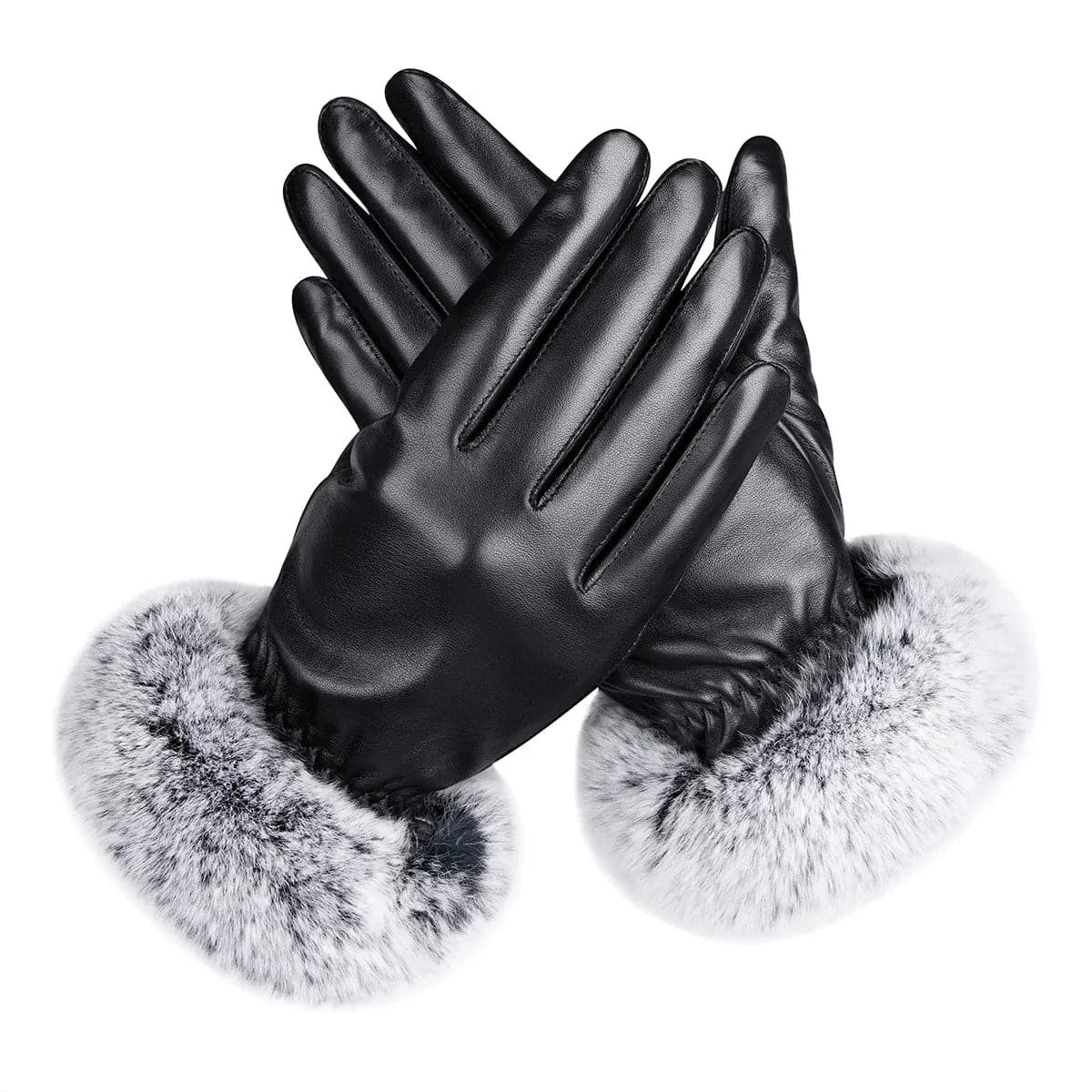 Sheepskin Leather Touch Screen Gloves - Wandering Woman
