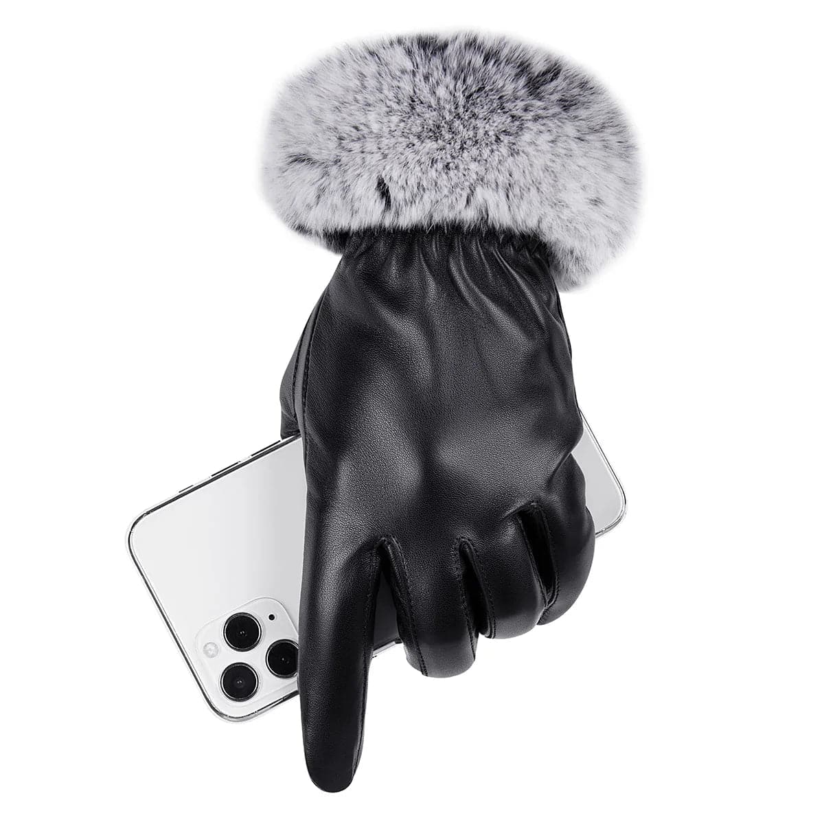 Sheepskin Leather Touch Screen Gloves - Wandering Woman
