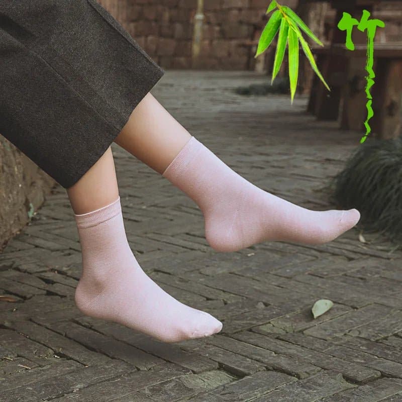 Solid Color Bamboo Socks10 Pair - Wandering Woman