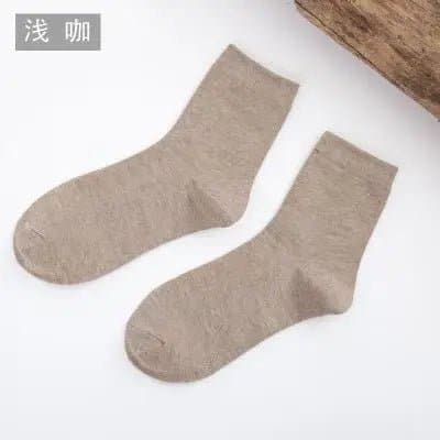 Solid Color Bamboo Socks10 Pair - Wandering Woman