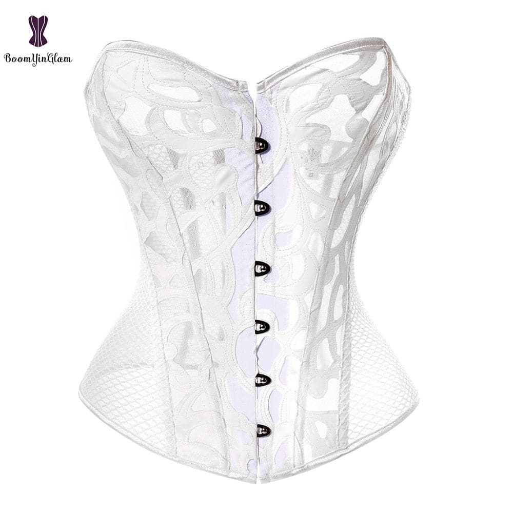 Steampunk Hollow Out Corset - Wandering Woman