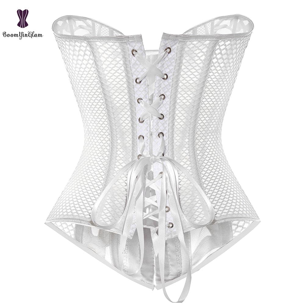 Steampunk Hollow Out Corset - Wandering Woman