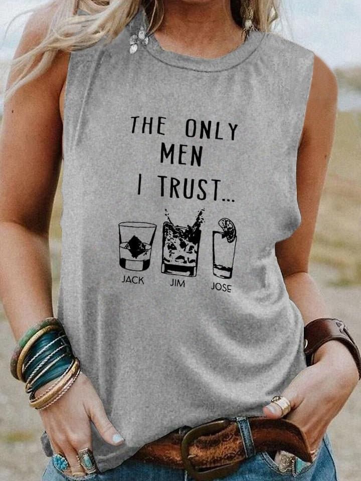 The Only Men I Trust Tank top - Wandering Woman