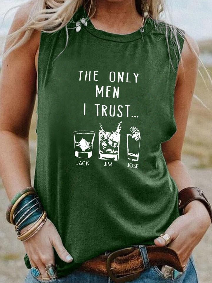 The Only Men I Trust Tank top - Wandering Woman
