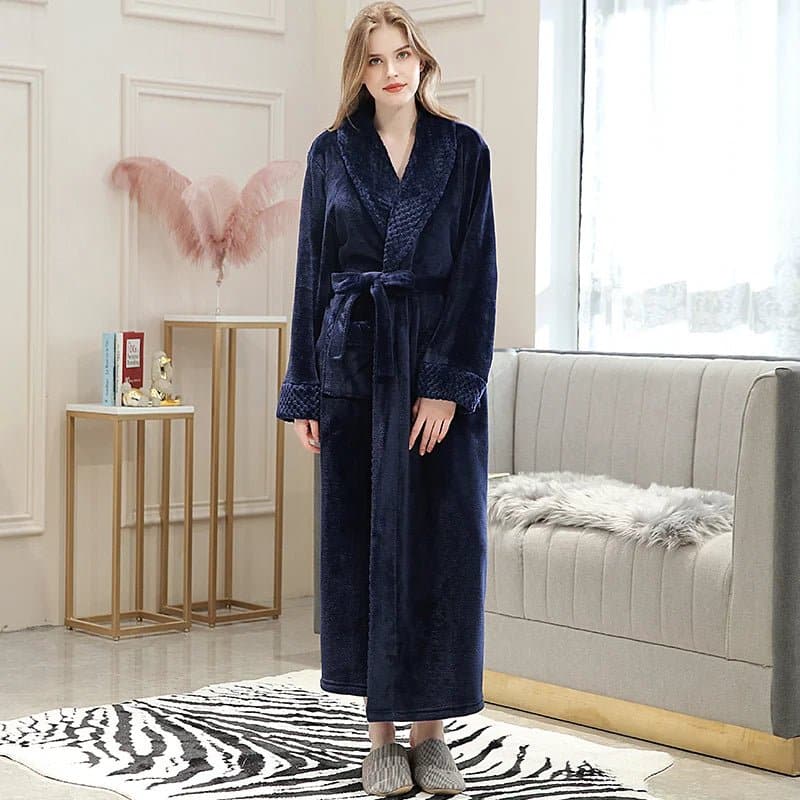 Thermal Extra Long Bath Robe - Wandering Woman