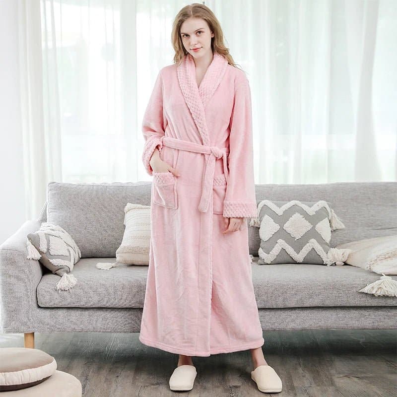 Thermal Extra Long Bath Robe - Wandering Woman