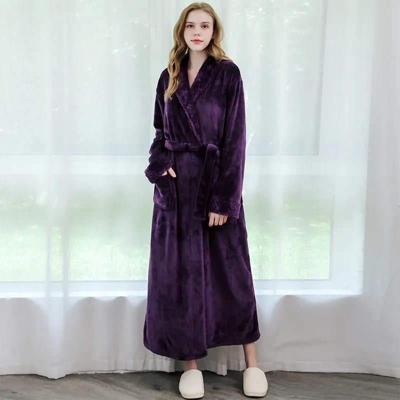 Thermal Extra Long Bath Robe - Wandering Woman