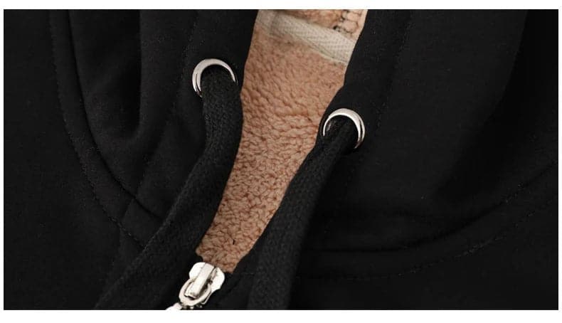 Thick and Warm Zip-Up Hoodies - Wandering Woman