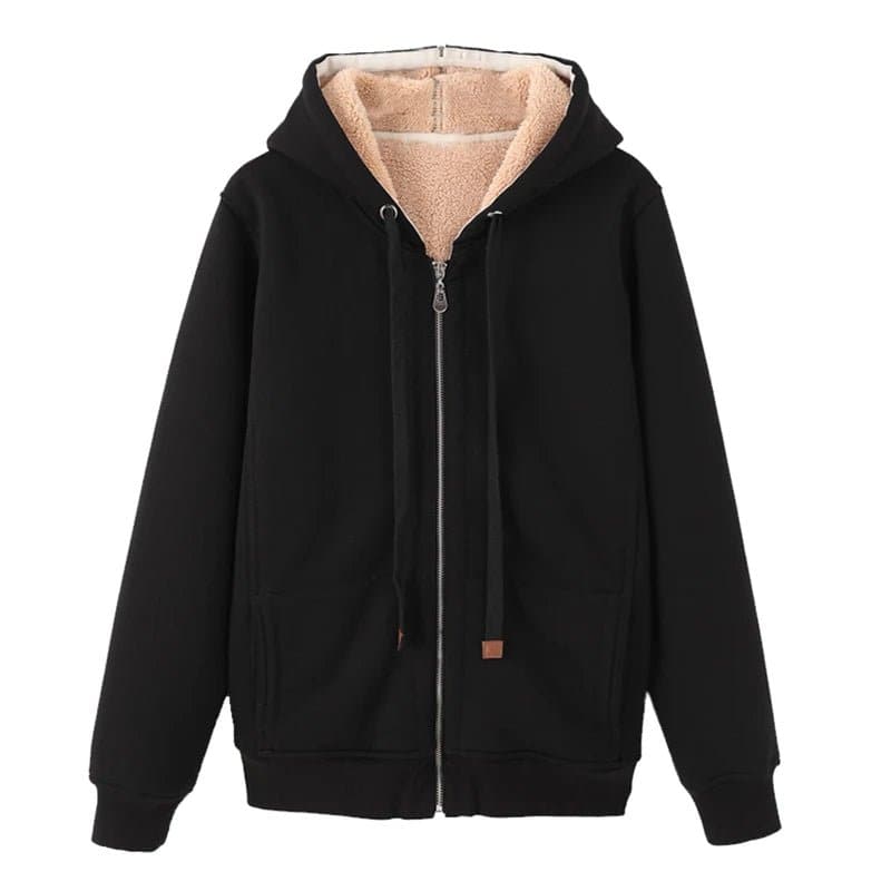 Thick and Warm Zip-Up Hoodies - Wandering Woman