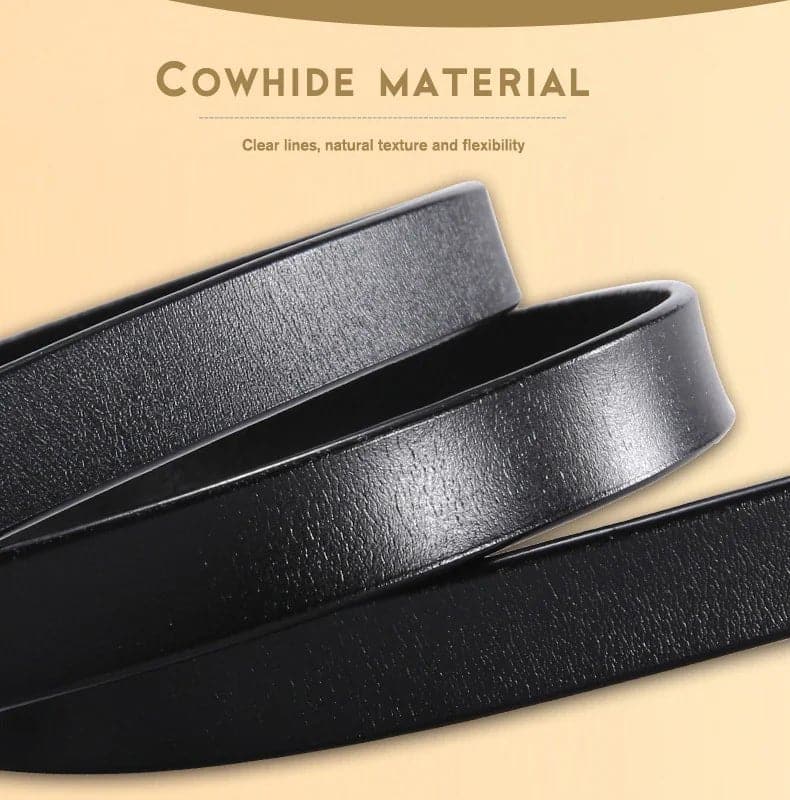 Thin Leather Waistband - Wandering Woman