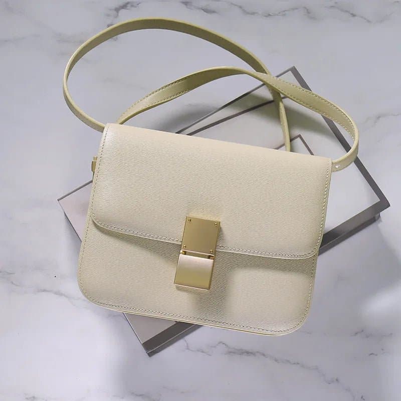 Top Quality Tofu Bags - Women's Fashion Genuine Leather Shoulder Bag - Wandering Woman
