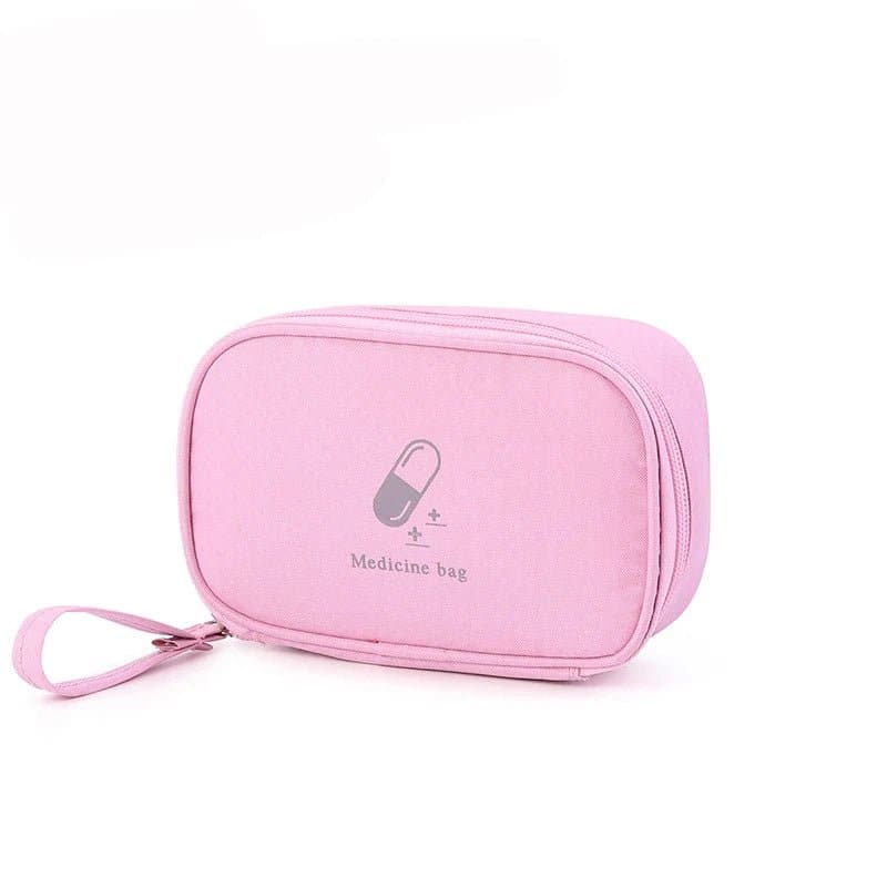 Travel First Aid Kit - Emergency Bag, Oxford Material, Soft, Zipper Closure, Versatile, Women's Travel Duffle - 17cm x 11cm x 6cm - Wandering Woman