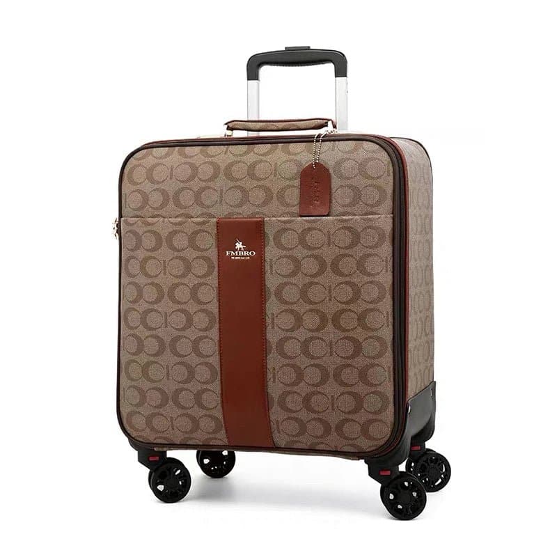Trolley Luggage Travel Bag Carry-Ons - Lightweight 55cm Carry-On with Spinner Wheels - Wandering Woman