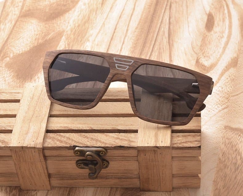 Unique Y2K Wood Sunglasses - Wandering Woman
