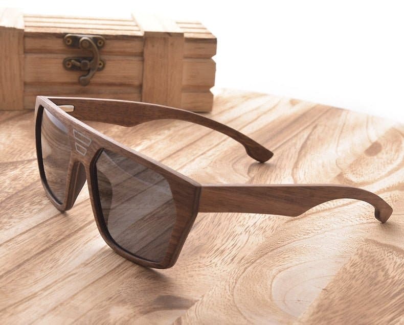 Unique Y2K Wood Sunglasses - Wandering Woman