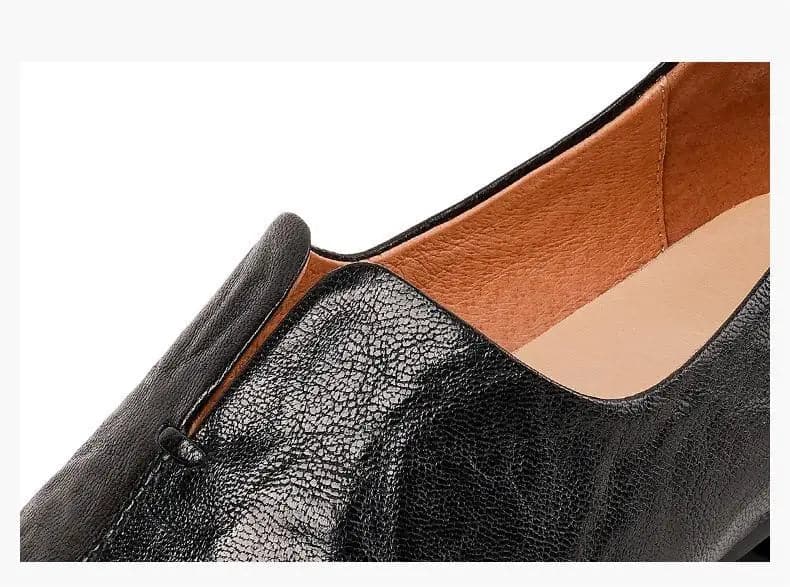 VAINAS Genuine Leather Woman Shoes - European Brand - Wandering Woman