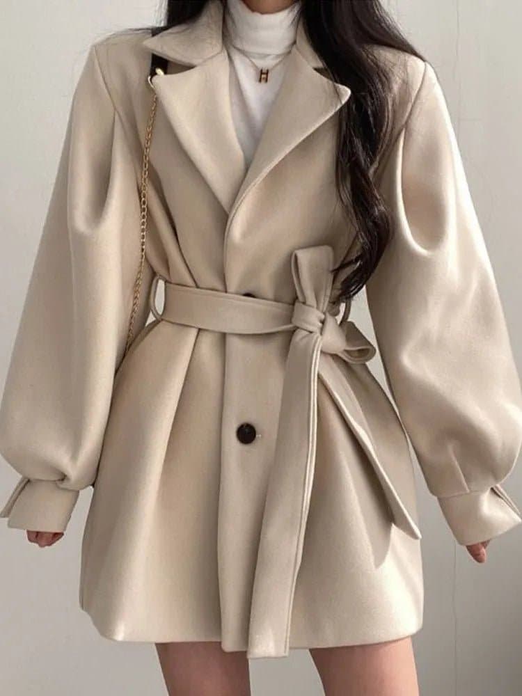 Vintage Woolen Overcoat - Wandering Woman