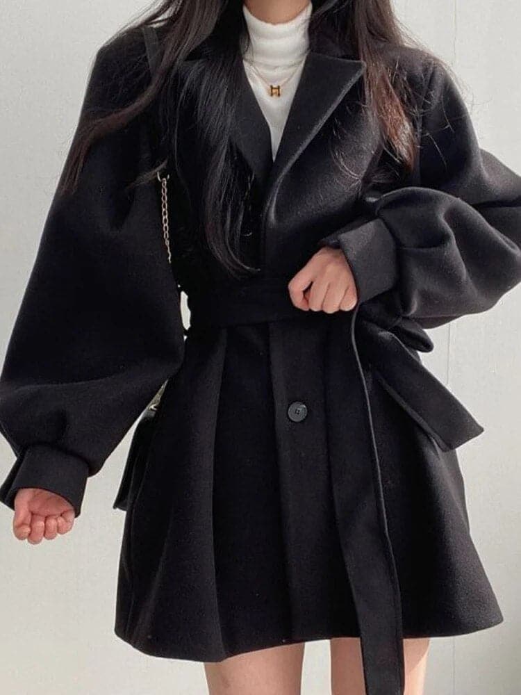 Vintage Woolen Overcoat - Wandering Woman