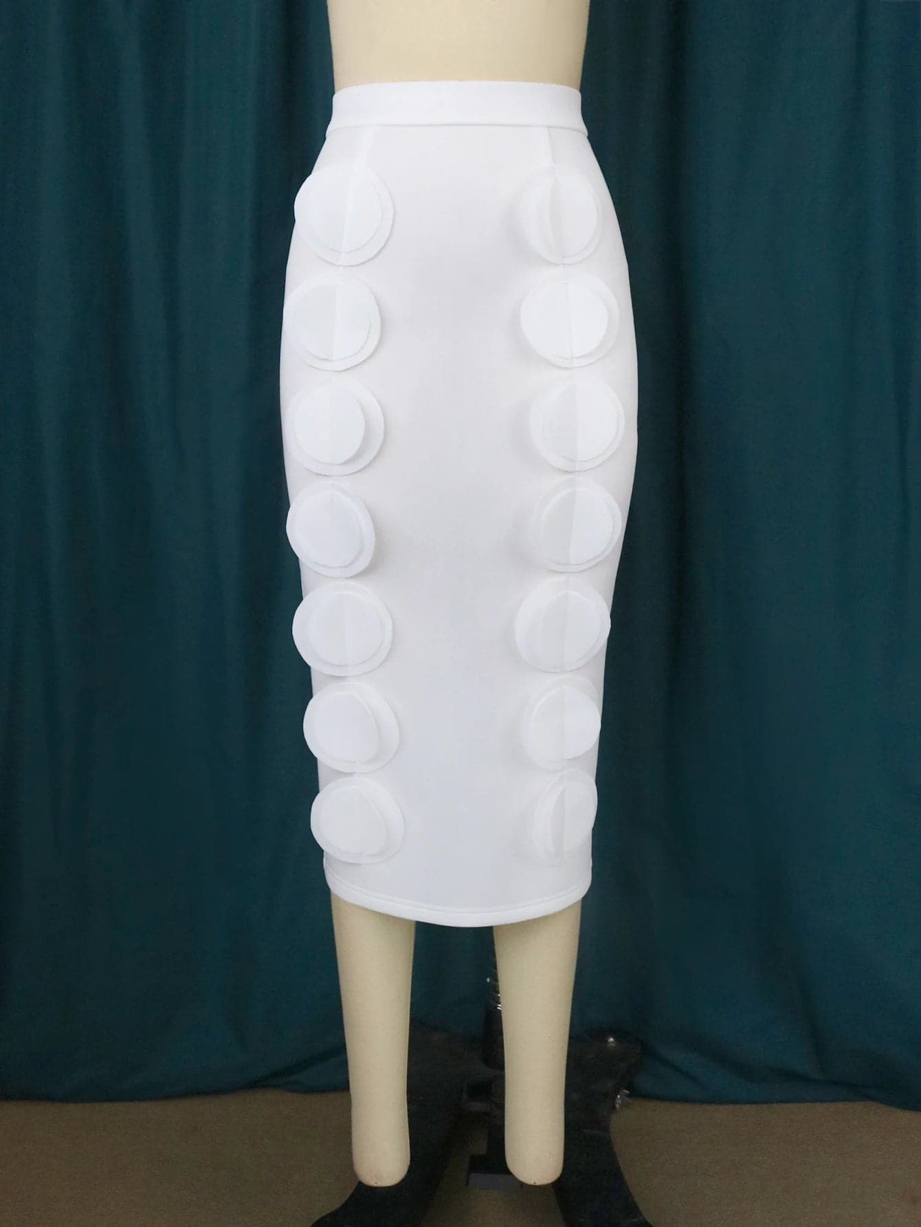 White High Waist Midi Skirts - Wandering Woman