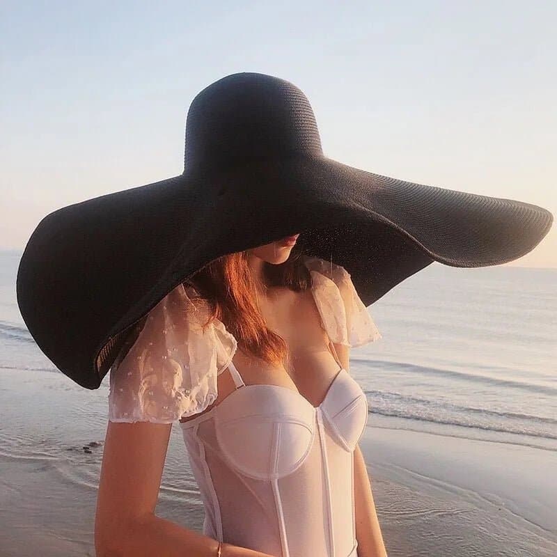 Wide Brim Foldable Beach Hat - Wandering Woman