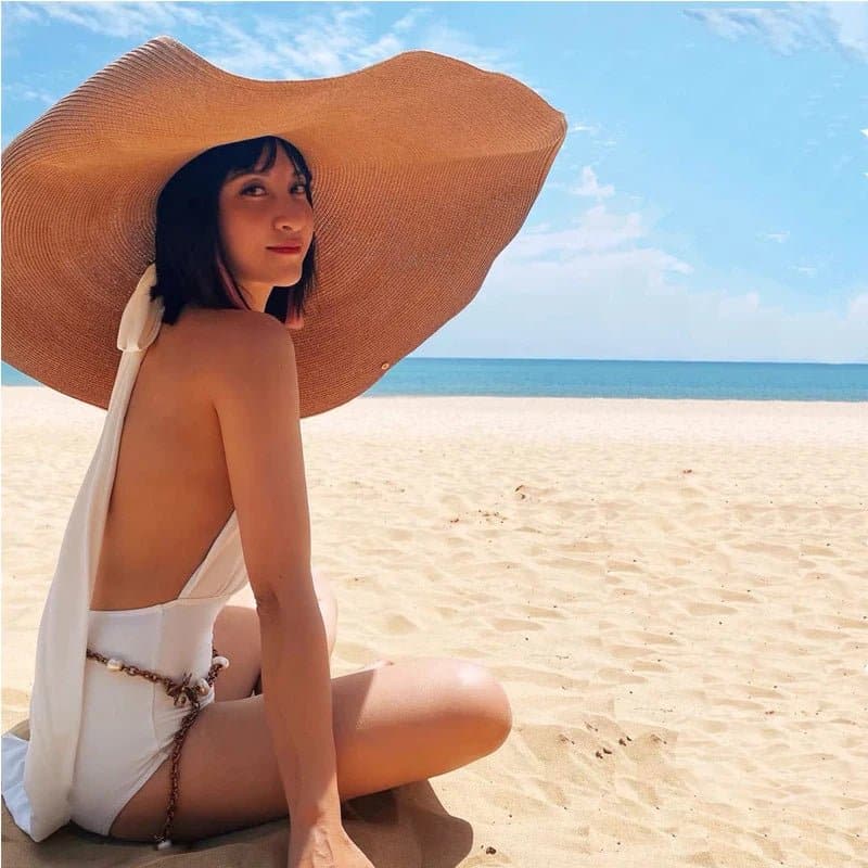Wide Brim Foldable Beach Hat - Wandering Woman