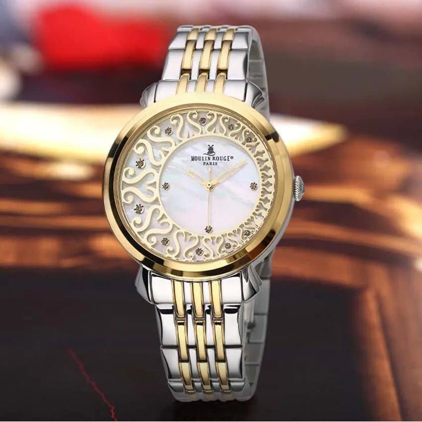 Women Quartz Stainless Steel Watch - Berny Luxury Business Casual - Crystal Dial - 30m Waterproof - CE Certified - Wandering Woman