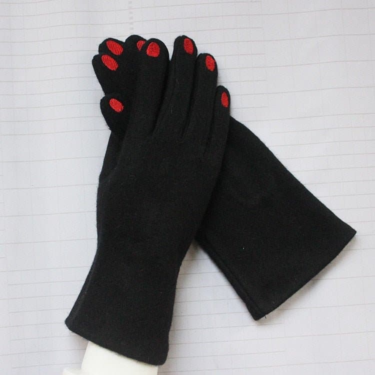 Wool Touch Screen Gloves Wandering Woman